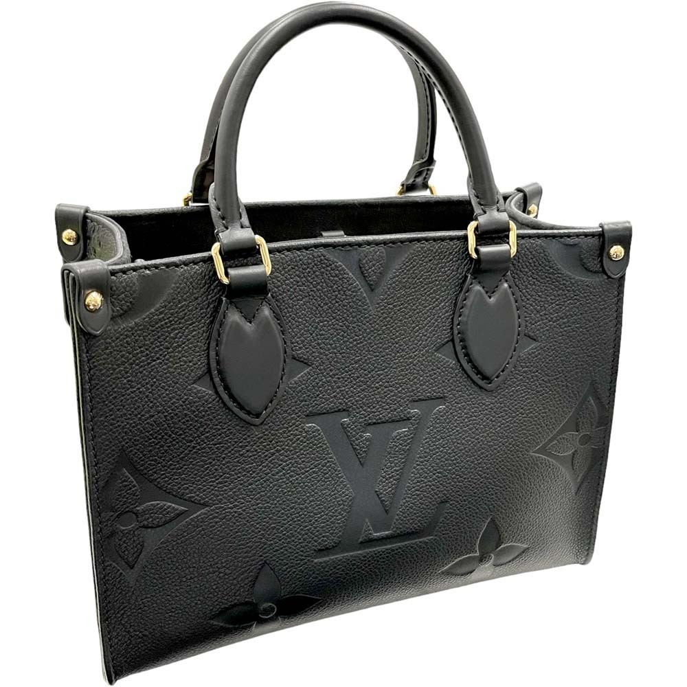 Louis Vuitton On the Go Empreinte Noir Black 2way Shoulder Bag